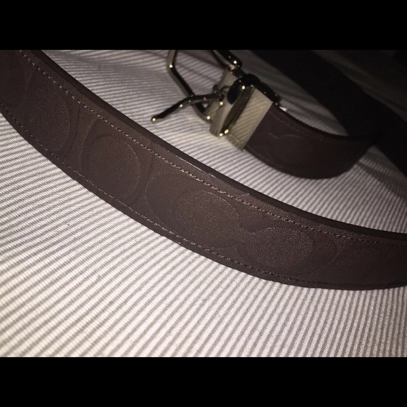 Coach Signature Leather Reversible Belt F66125 - Picture 2 of 6